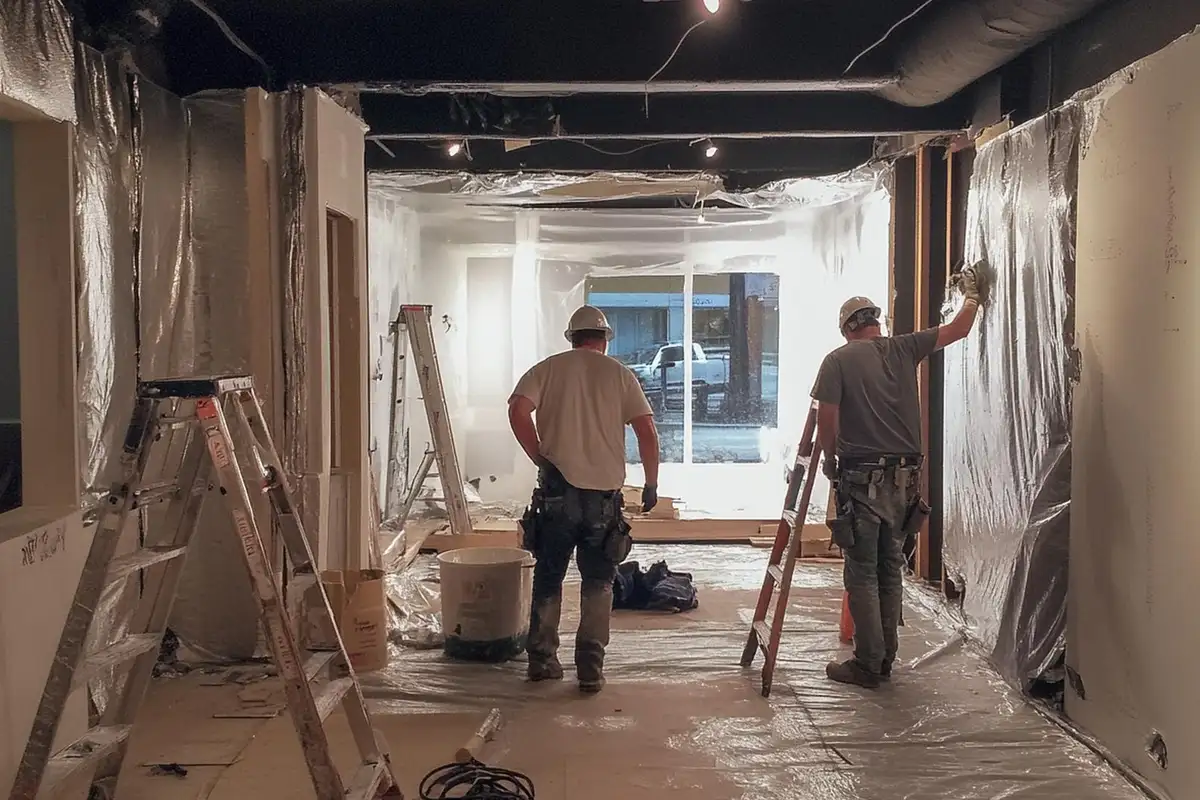 Rénovation d'un institut de beauté entièrement repensé à Neuilly-sur-Seine