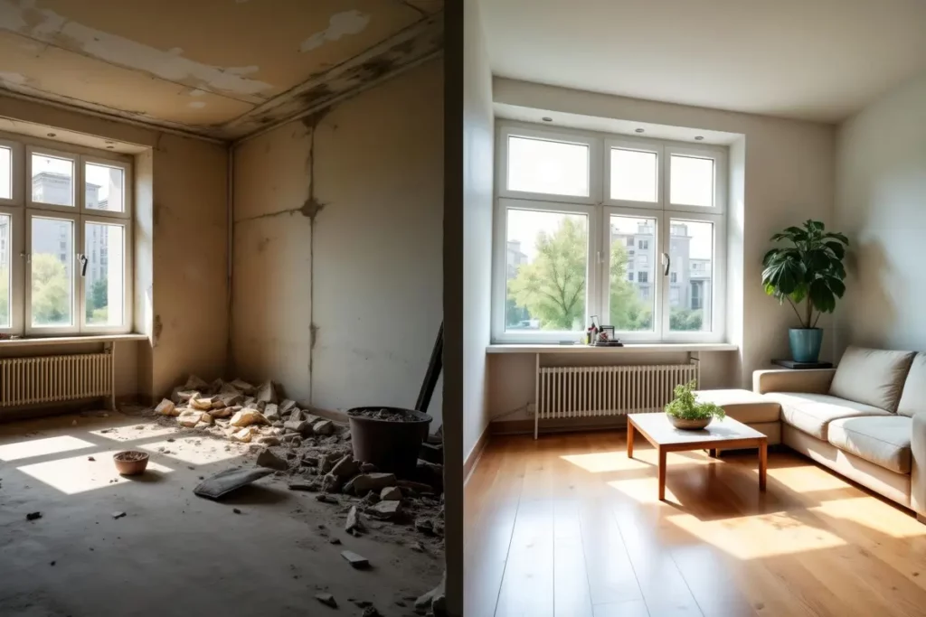 Rénovation de salon dans un appartement : Devis gratuit en 24h