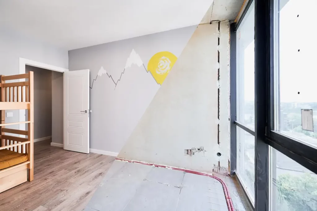 Rénovation complète d'une chambre d'enfant dans un appartement à Paris