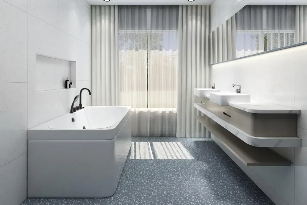 Salle de bain refaite à neuf dans maison villeparisienne