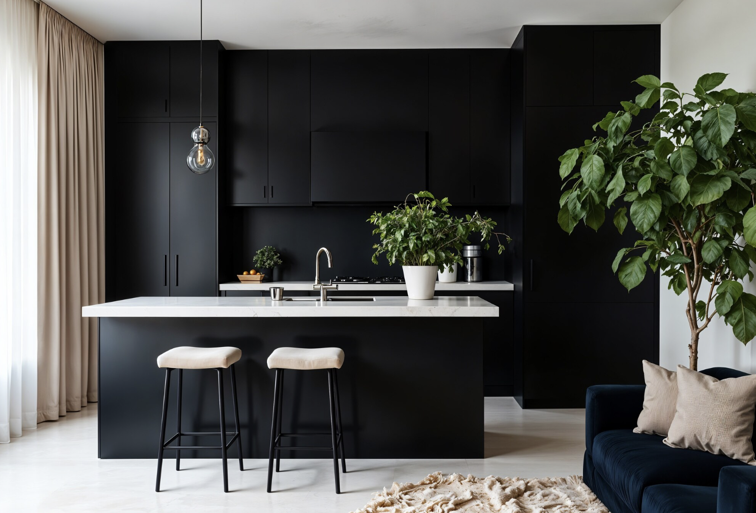 rénovation cuisine à PUTEAUX 92 par MAG BATIMENT